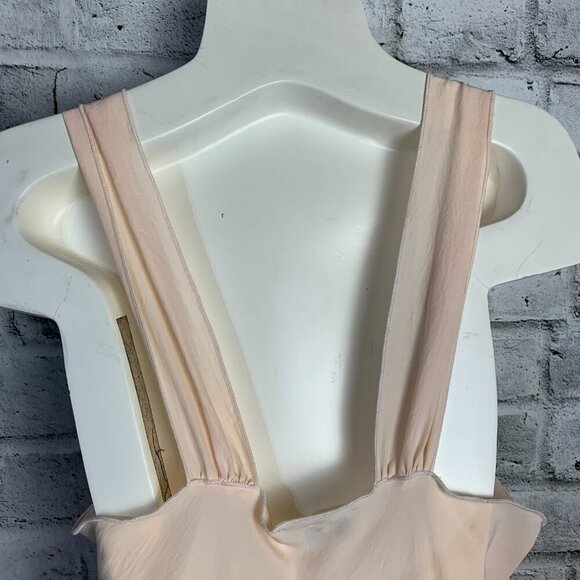 Vintage Union Made Lily Of France Midi Slip Dress Handkerchief Hem Nightgown - Picture 6 of 14